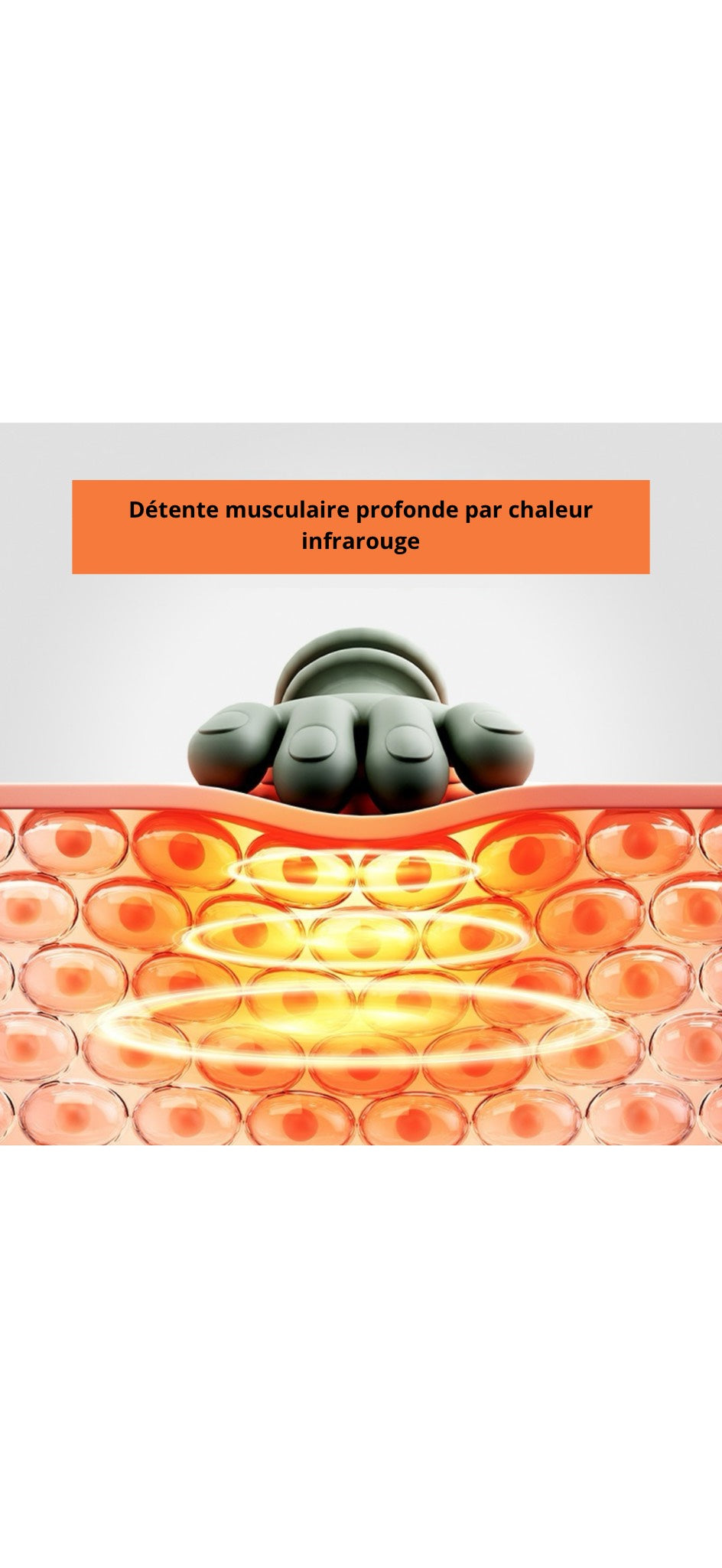 Bionic Neck Shoulder Massager Heated Back Massagers Electric Kneading Muscles Massage Pillow Neck Waist Leg Body ﻿3-Level Modes